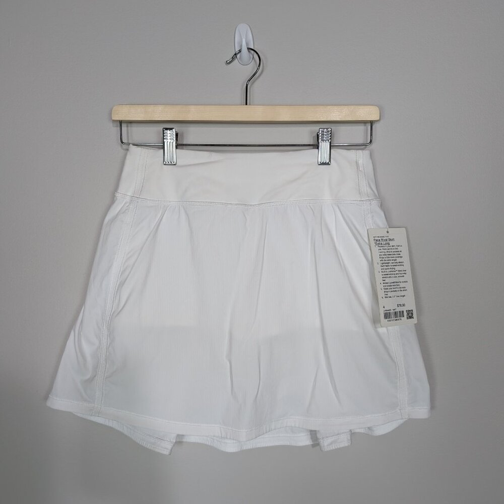 COPY - Lululemon Pace Rival Skirt Extra Long White Size 4
